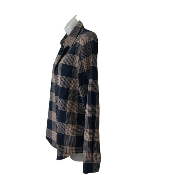 Sandro Paris Men's Plaid 100% Cotton Button Down Shirt Size XS - Picture 4 of 7